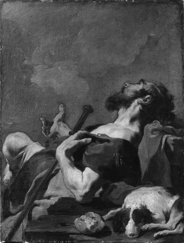  268-Giambattista Pittoni-San Rocco - Stoccarda, Staatsgalerie Stuttgart 